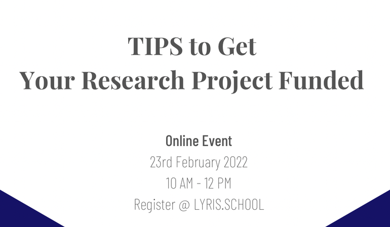 TIPS to Get Your Research Project Funded